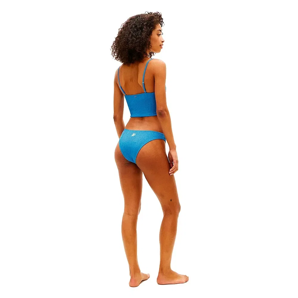 Женские плавки бикини с высокой посадкой UW0UW06403 Tommy hilfiger, Blue — фото 2