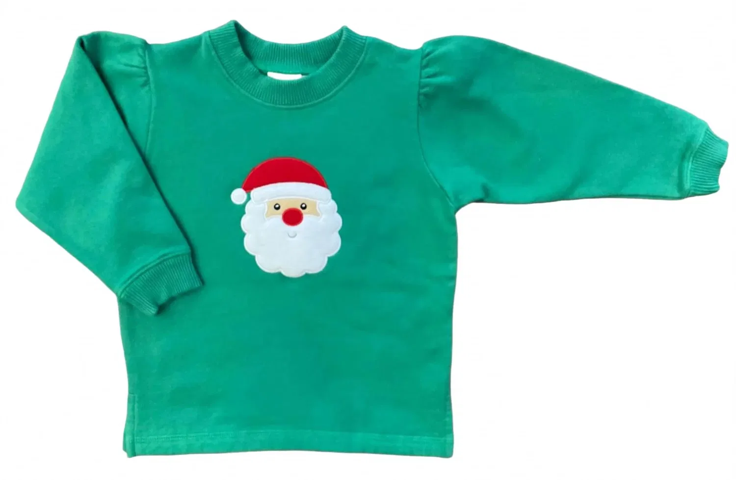 Детский свитшот для девочек с аппликацией Santa Luigi Kids, Mint