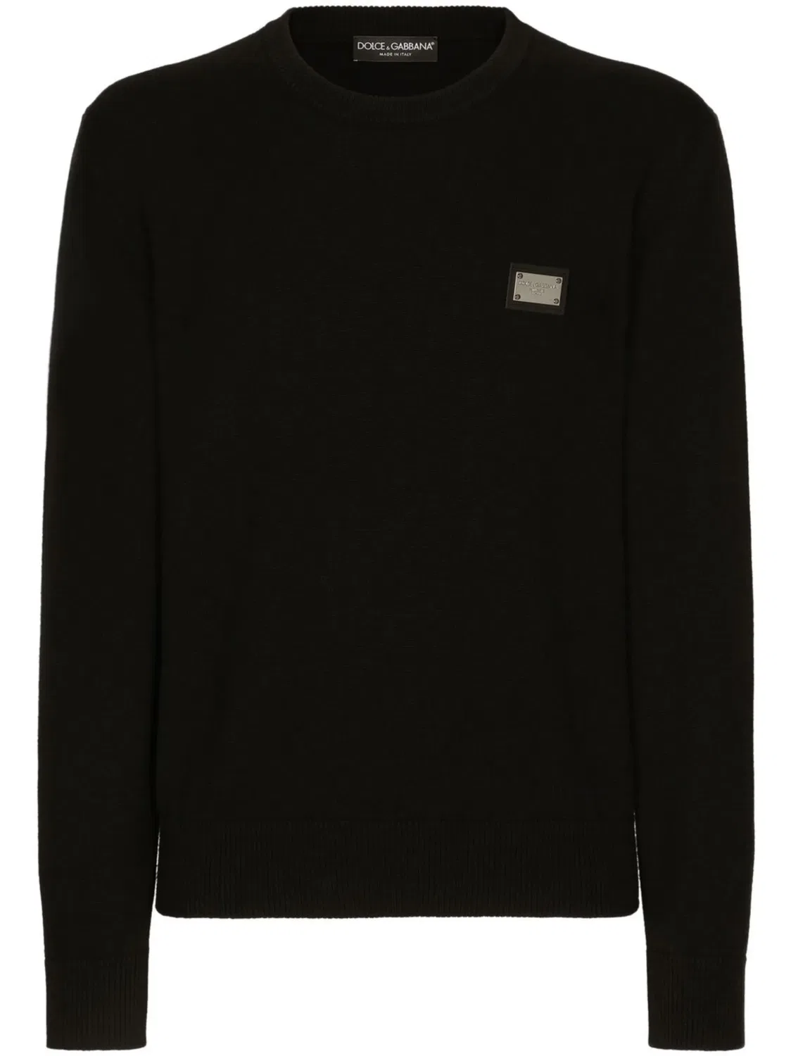 Dolce & Gabbana Джемпер из шерсти и кашемира, черный