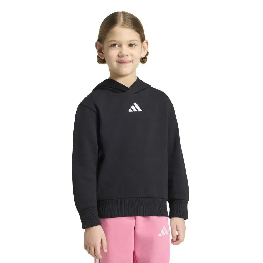 Худи флисовое Adidas Essentials Small Logo, черный