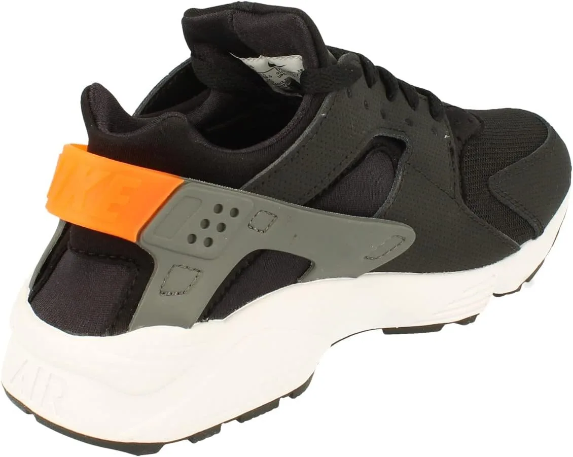 Мужские беговые кроссовки Nike Air Huarache Dx2659, черный/ярко-оранжевый/серый — фото 3