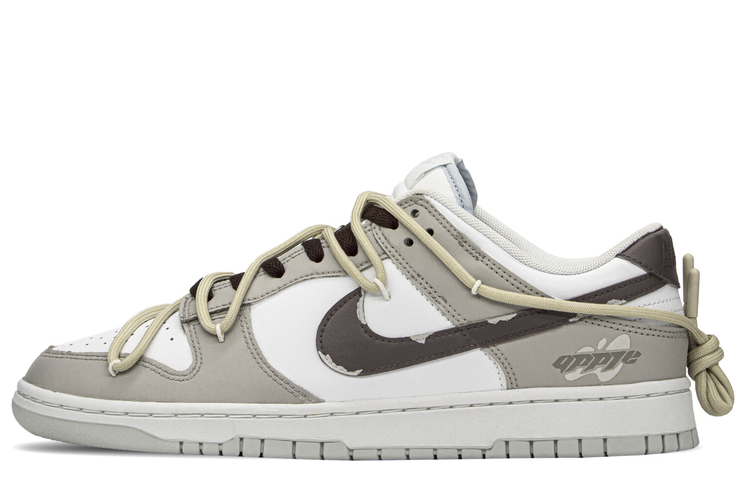 

Кроссовки Nike Dunk Skateboard Shoes Men Low-Top White Brown