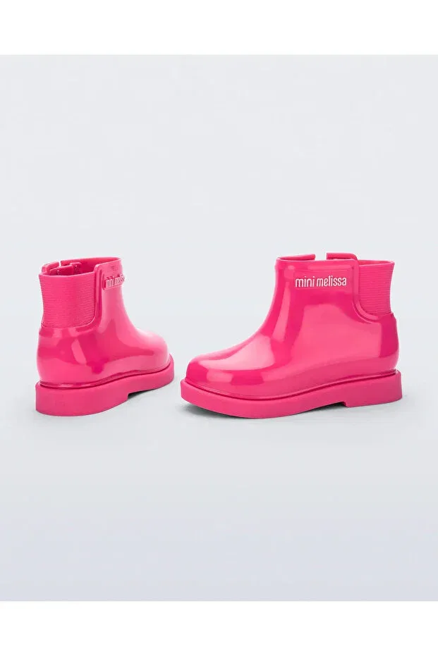 Детские сапоги для девочек водонепроницаемые Melissa, Pink — фото 2