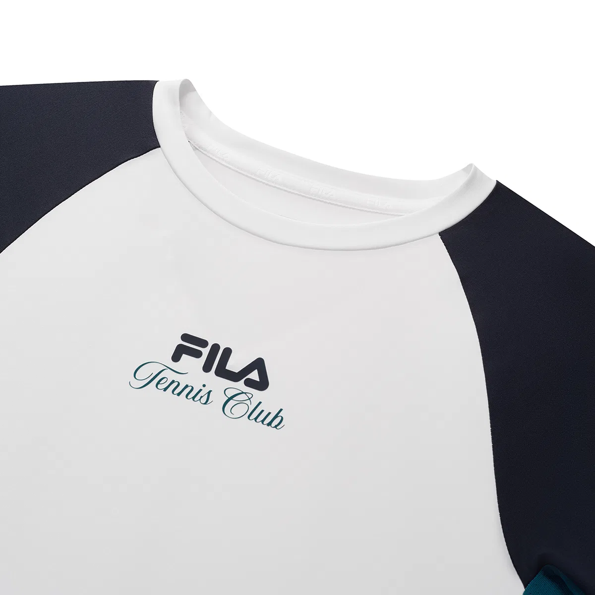 Футболка с круглым вырезом FILA KIDS, Jade White — фото 4