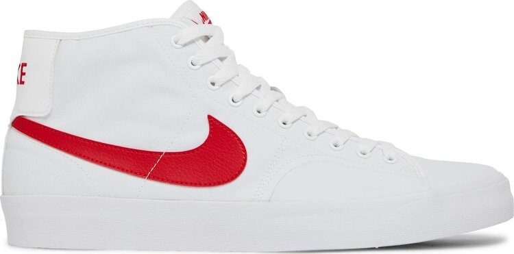 

Кроссовки Nike Blazer Court Mid SB 'White University Red', белый