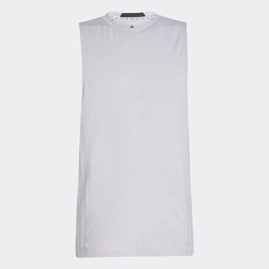 Спортивная футболка ADIDAS PERFORMANCE Performance Shirt 'D4T' светло-серого цвета — фото 2