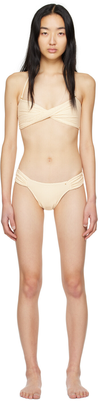 

Beige Rosa & Naya Bikini ANINE BING, Коричневый, Beige Rosa & Naya Bikini ANINE BING