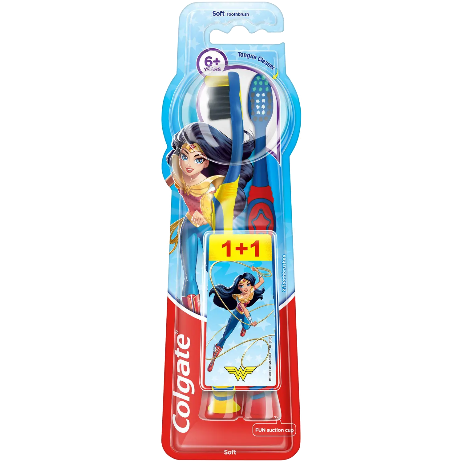 Colgate зубная щетка для детей от 6 лет мягкая, 2 шт./уп. — фото 2