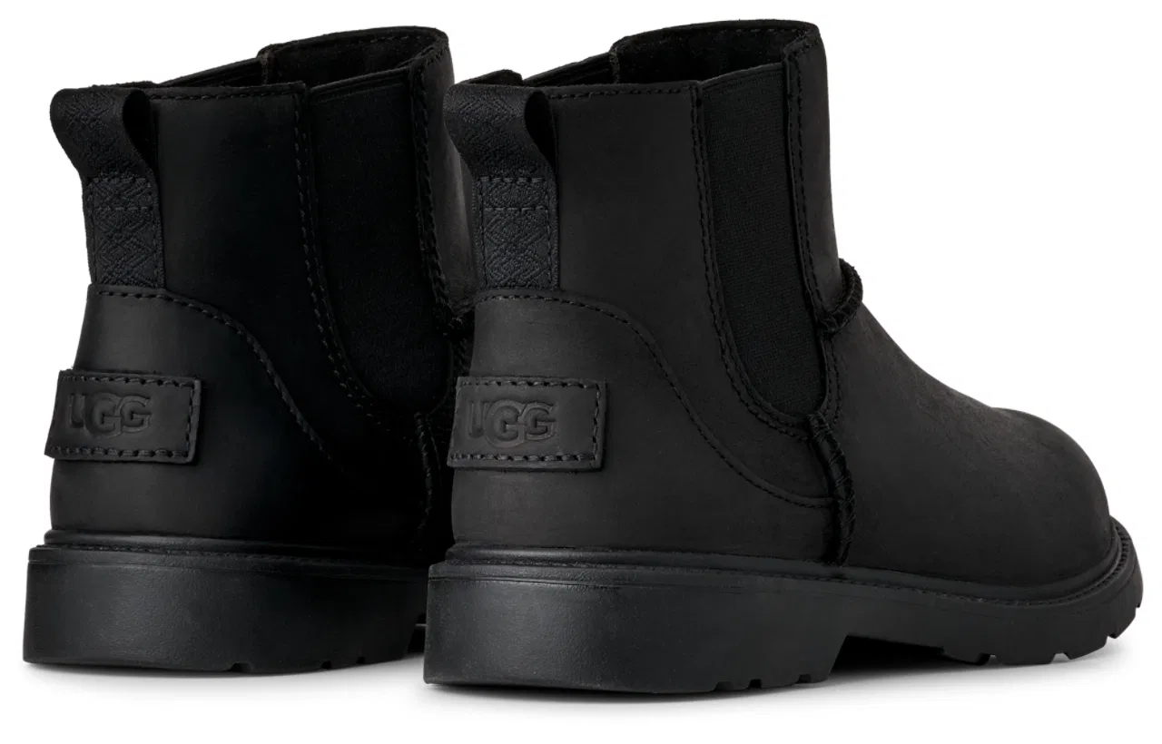 Детские ботинки-челси для девочек с водонепроницаемым верхом UGG Perry Weather Chelsea, Black — фото 3