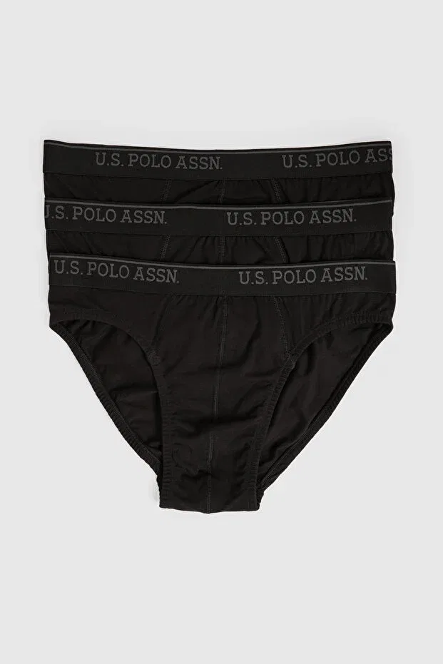Мужские шорты из ткани U.S. Polo Assn., Black — фото 2