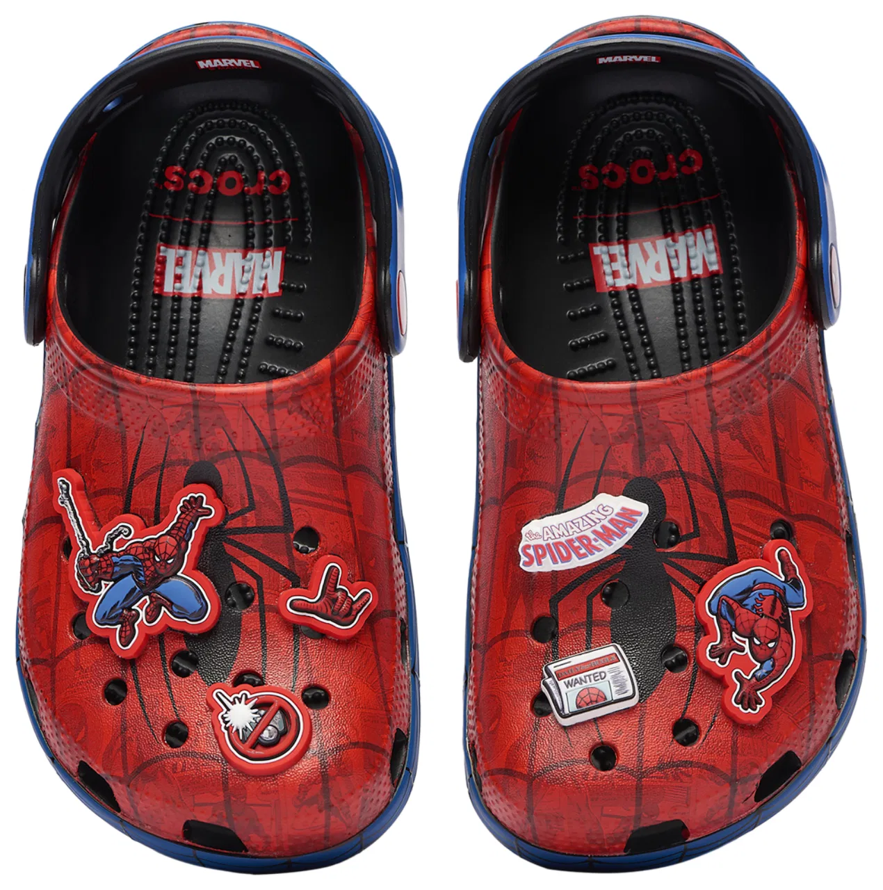 Детские сабо Classic Clogs Spider-Man Crocs, красный/синий