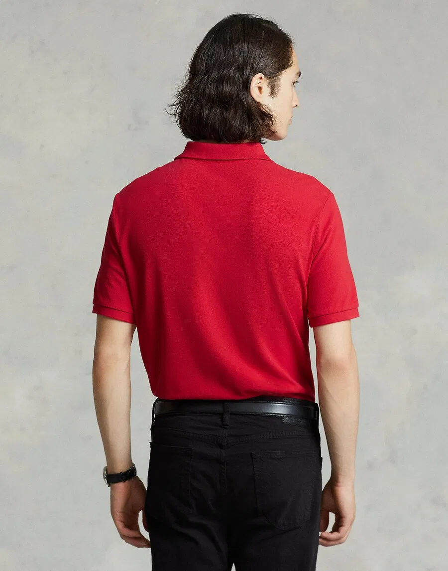 Рубашка Polo Ralph Lauren красного цвета — фото 4