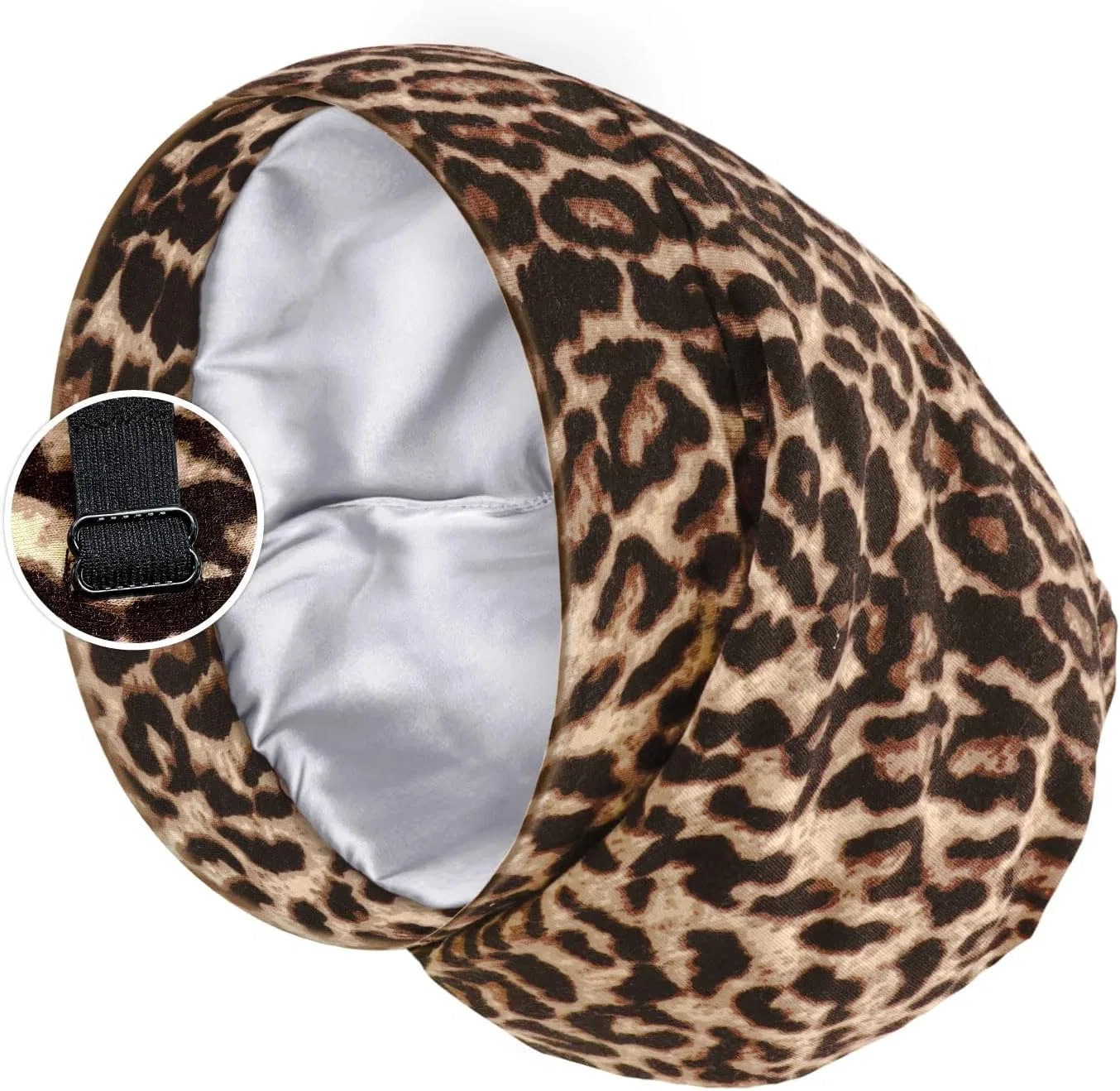 Шапочка для душа PARISBELLA Satin Lined Nightcap Bonnet, коричневый