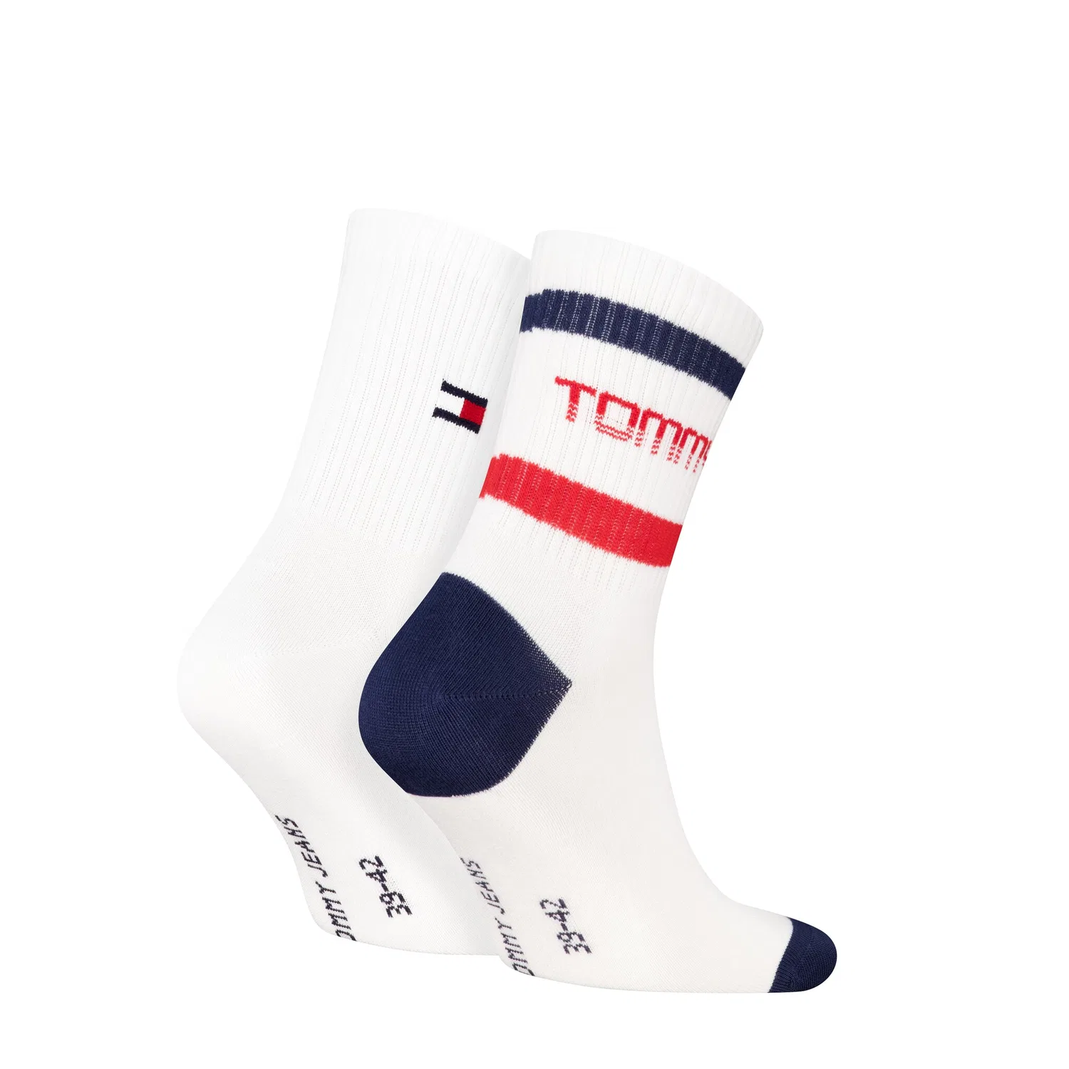 Мужские короткие носки Tommy Hilfiger, White/Red — фото 2