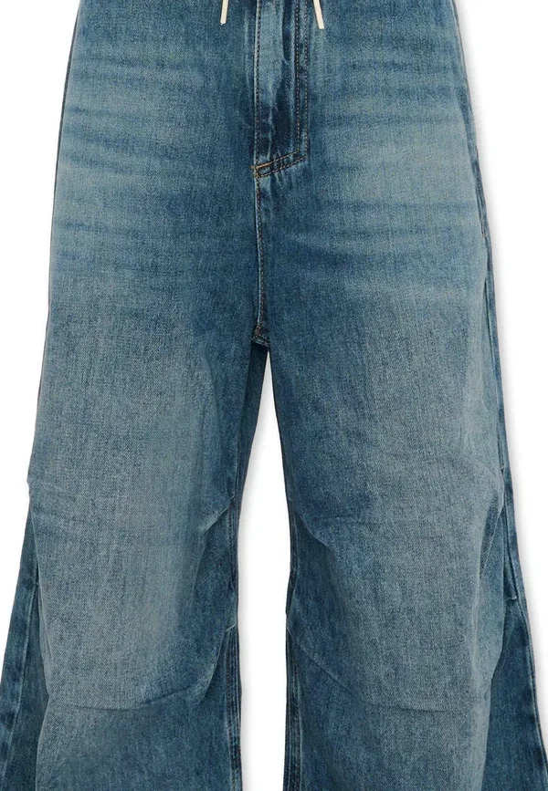 Джинсы деним Flared jeans Mm6 Maison Margiela denim, деним — фото 3