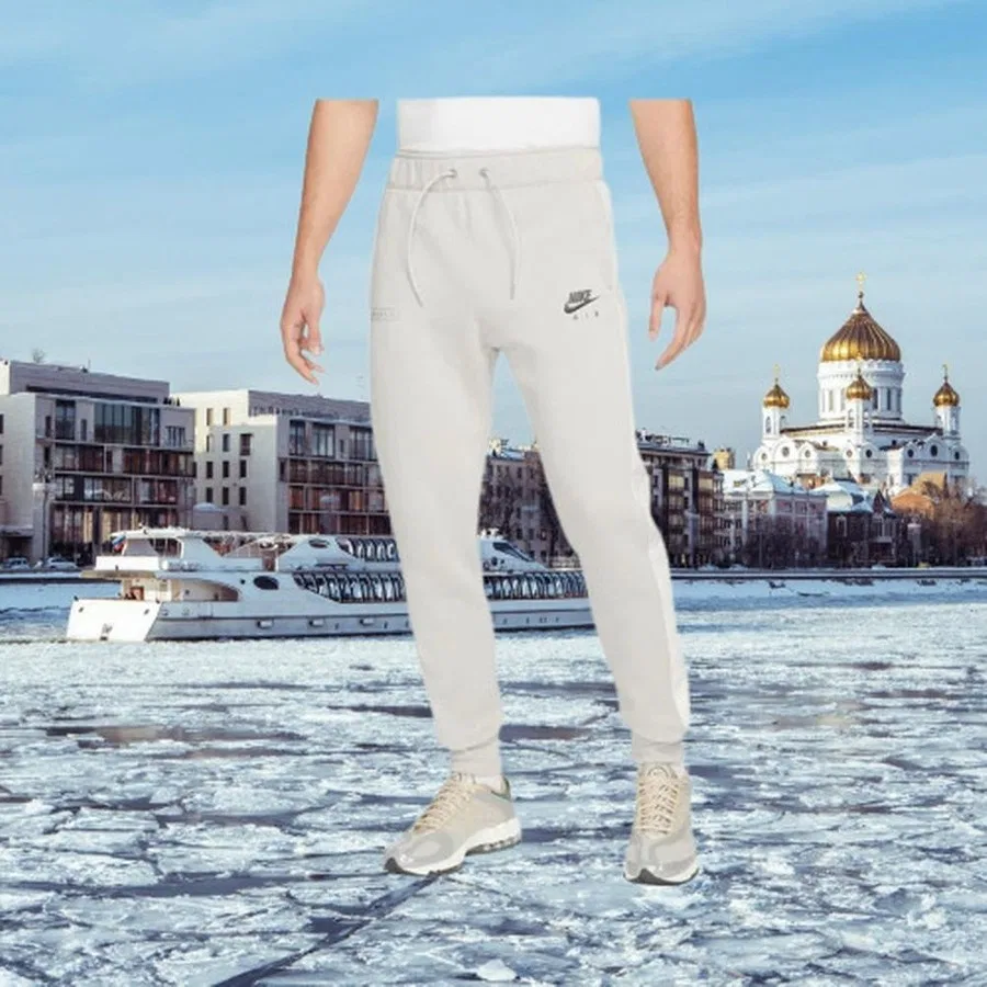 Спортивные штаны Nike Sportswear Air Brushed-Back Fleece, Серый