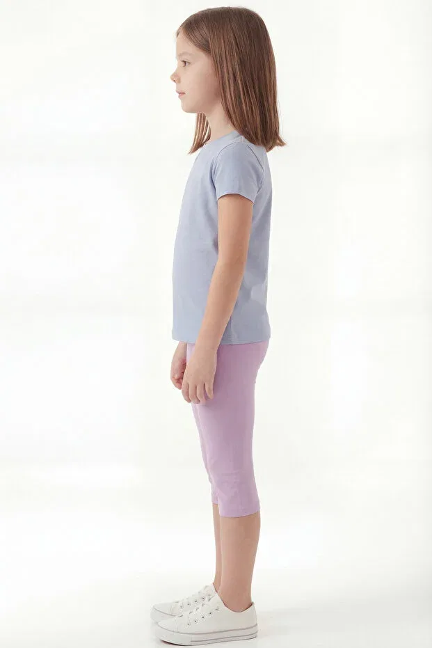 Детские леггинсы для девочек хлопковые Par Lingerie Pl, Lilac — фото 3