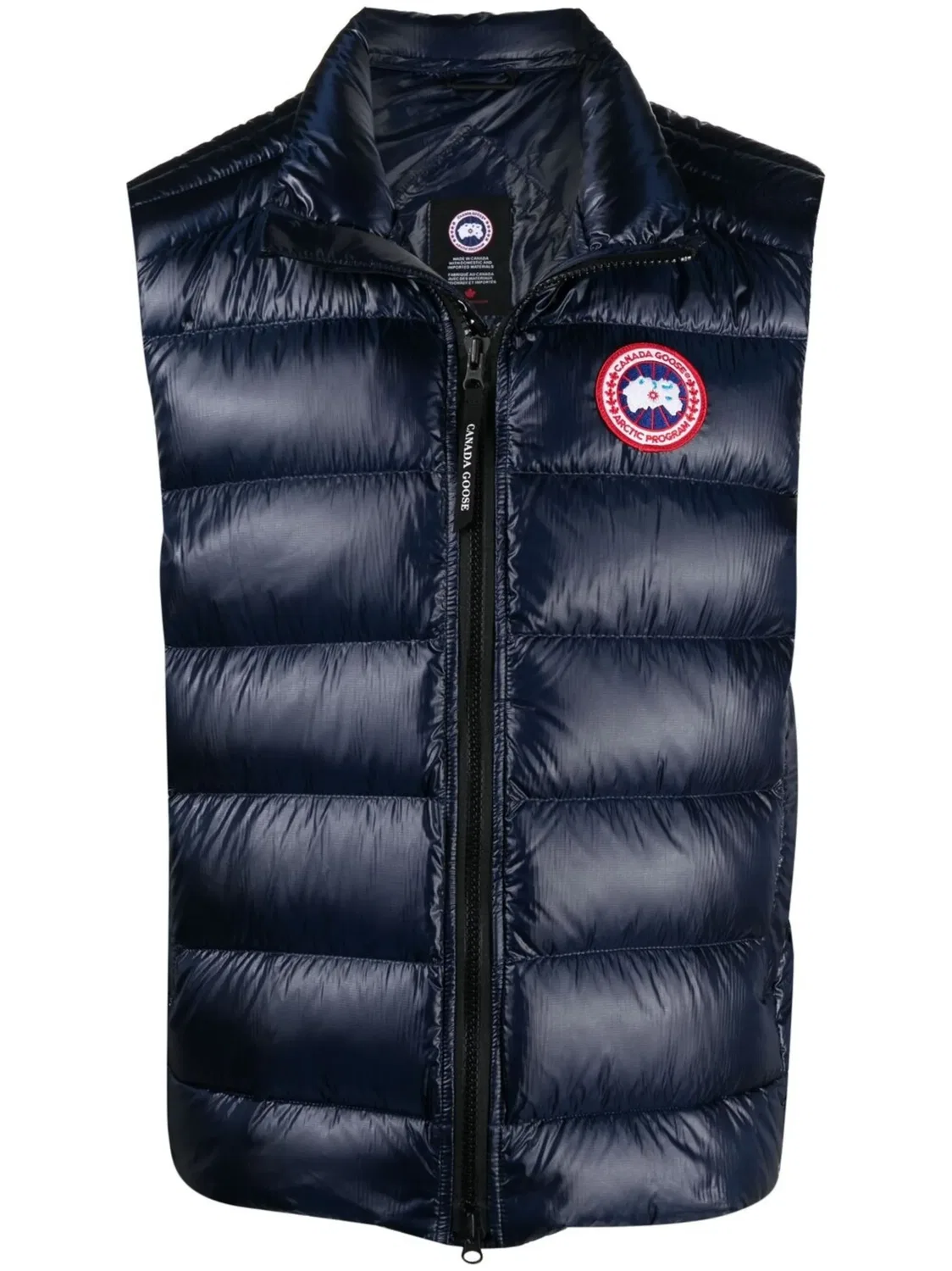 Пуховый жилет с подкладкой Canada Goose, атлантический нэйви
