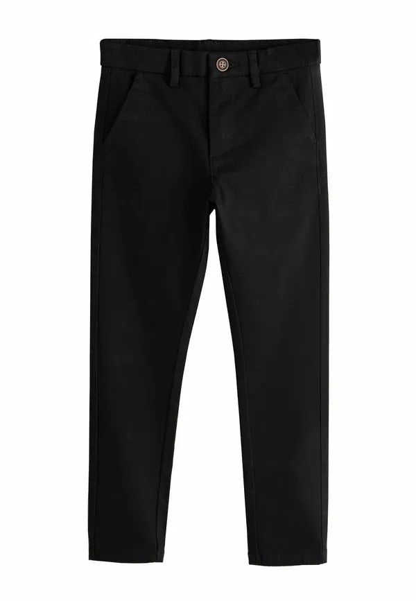 Брюки из хлопка с эластаном Regular fit - longer length skinny fit stretch chino trousers - chinos Next, черный