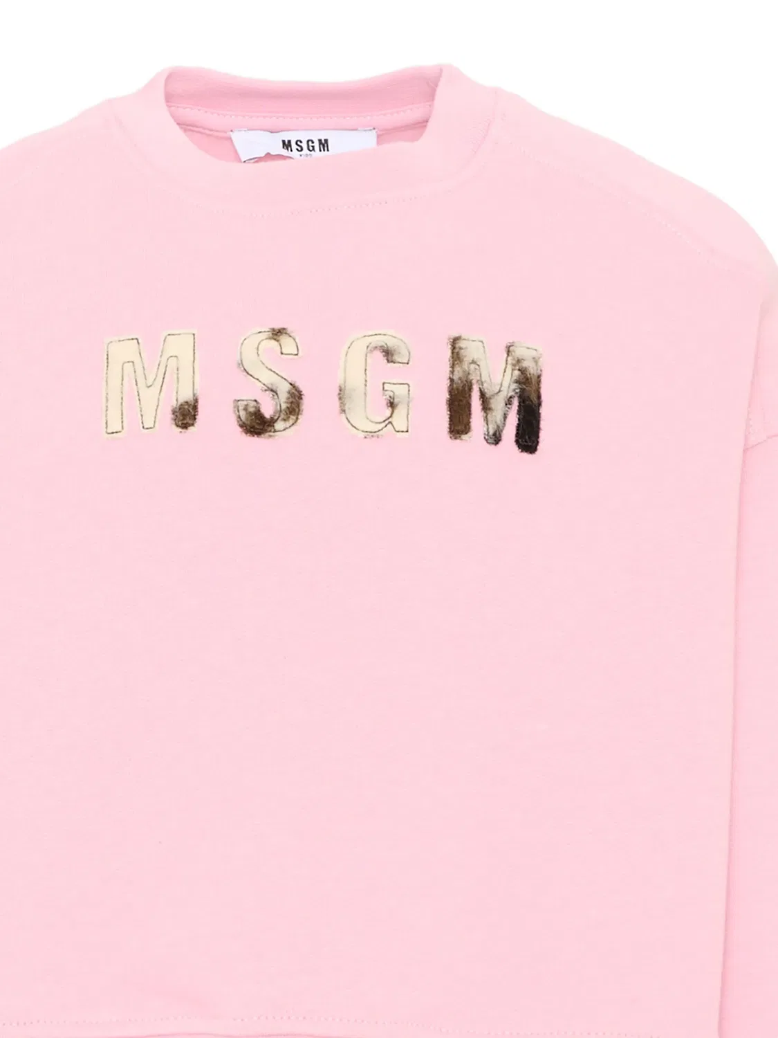 MSGM Розовый свитшот с логотипом — фото 2