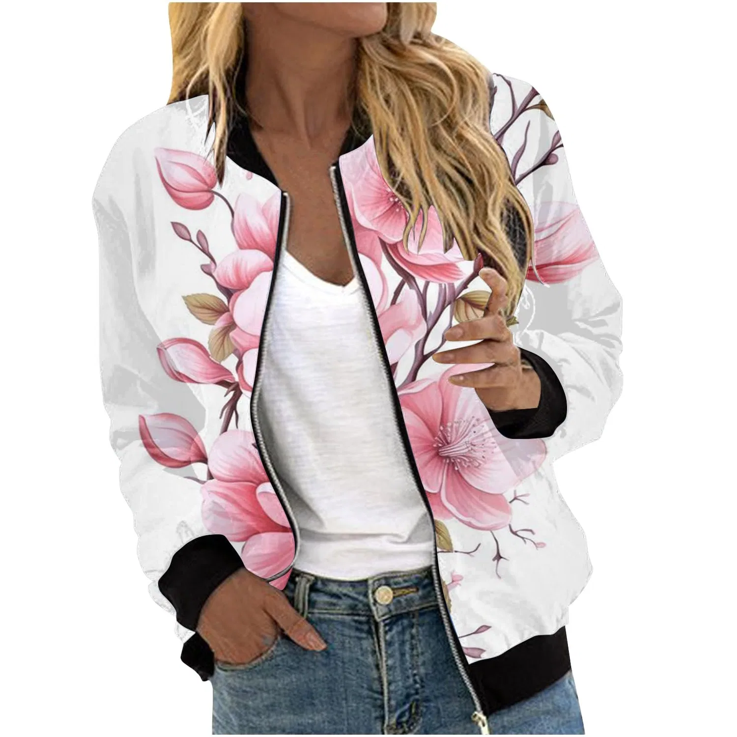Женская куртка с принтом College Jacket, b