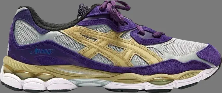 

Кроссовки awake ny x gel nyc 'purple gold' Asics, фиолетовый