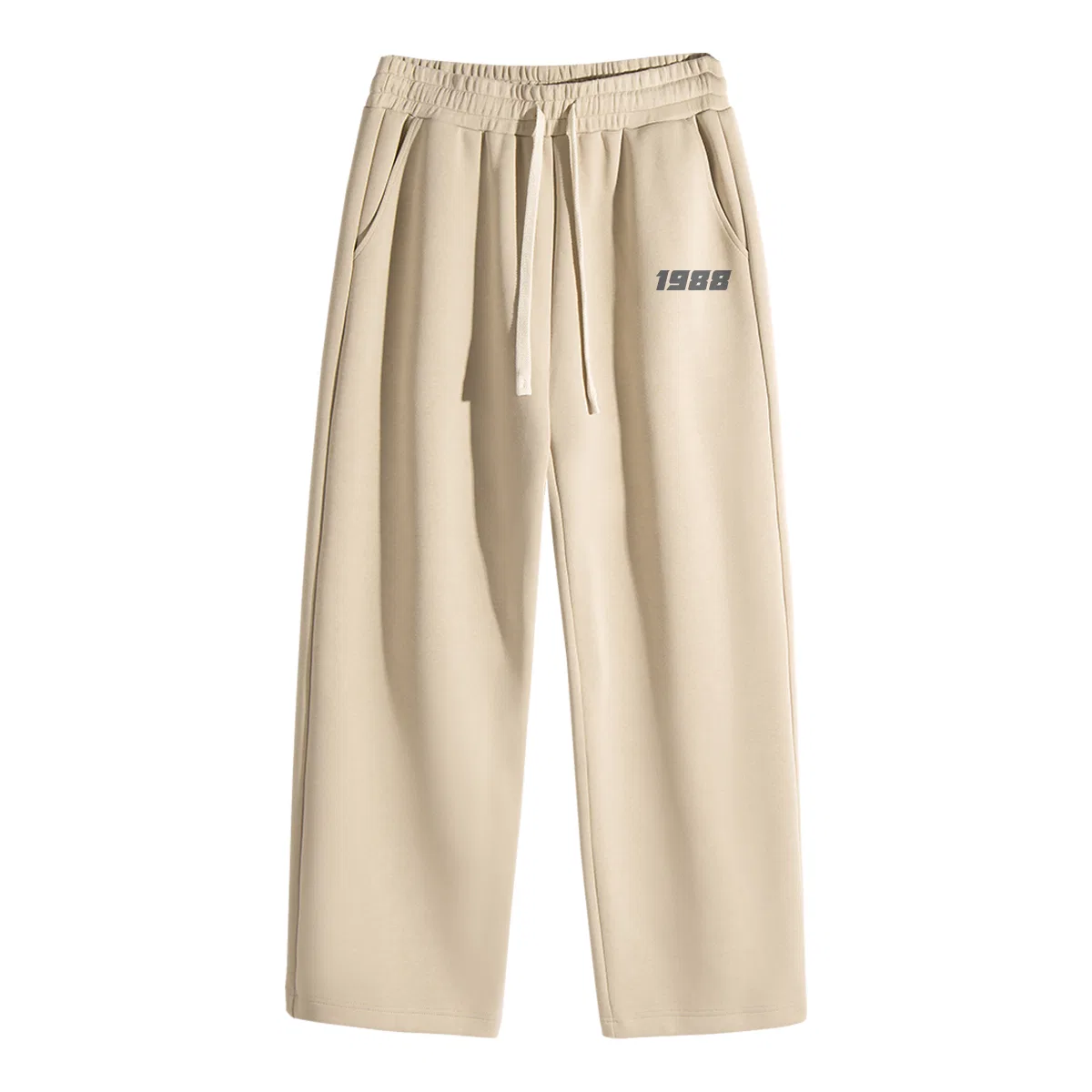 Детские повседневные брюки на флисе с логотипом Full Speed Pants MINISO, Heather Gray — фото 3