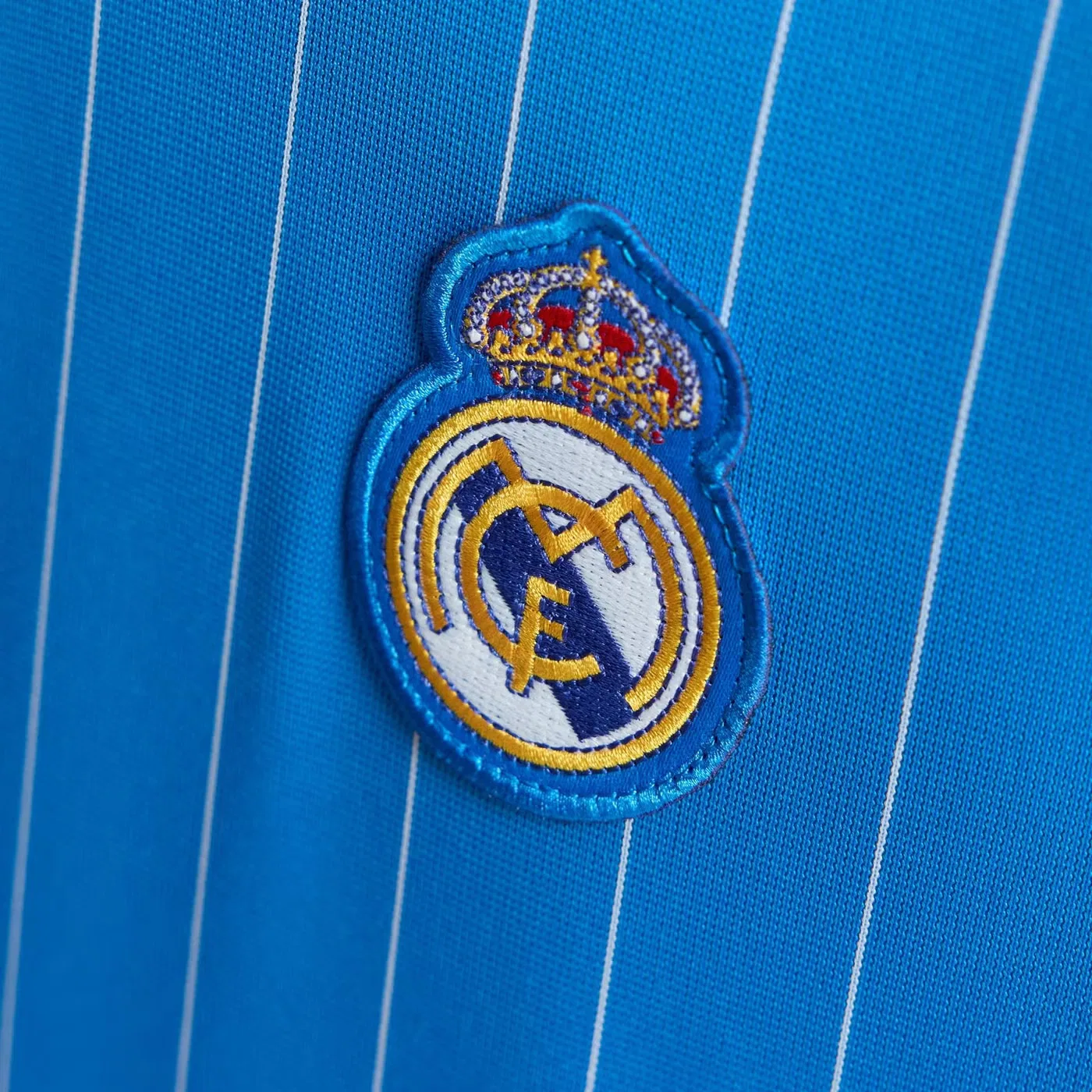 Джерси футбольное с принтом Real Madrid Terrace Icon Adidas, синий — фото 4
