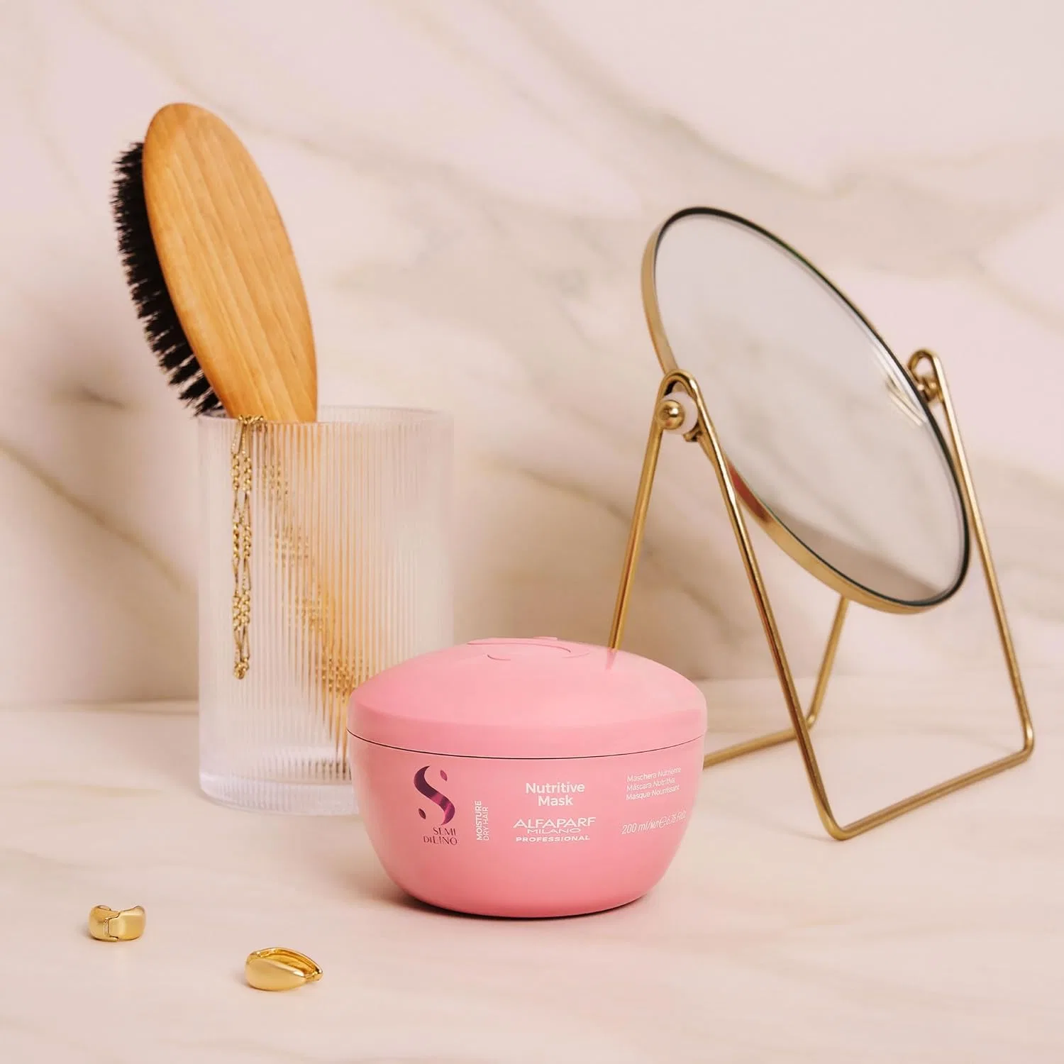 Питательная маска для волос Alfaparf Semi Di Lino Moisture Nutritive Mask, 200 мл Alfaparf Milano — фото 3