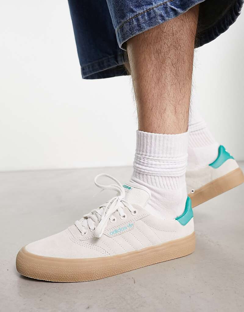 

adidas Originals – 3MC – Белоснежные спортивные кроссовки на резиновой подошве