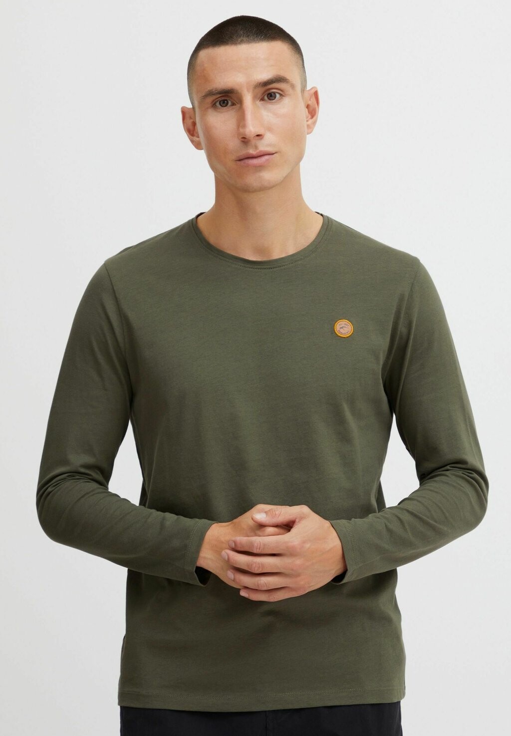 

Топ с длинными рукавами IDPHILLO INDICODE JEANS, цвет army