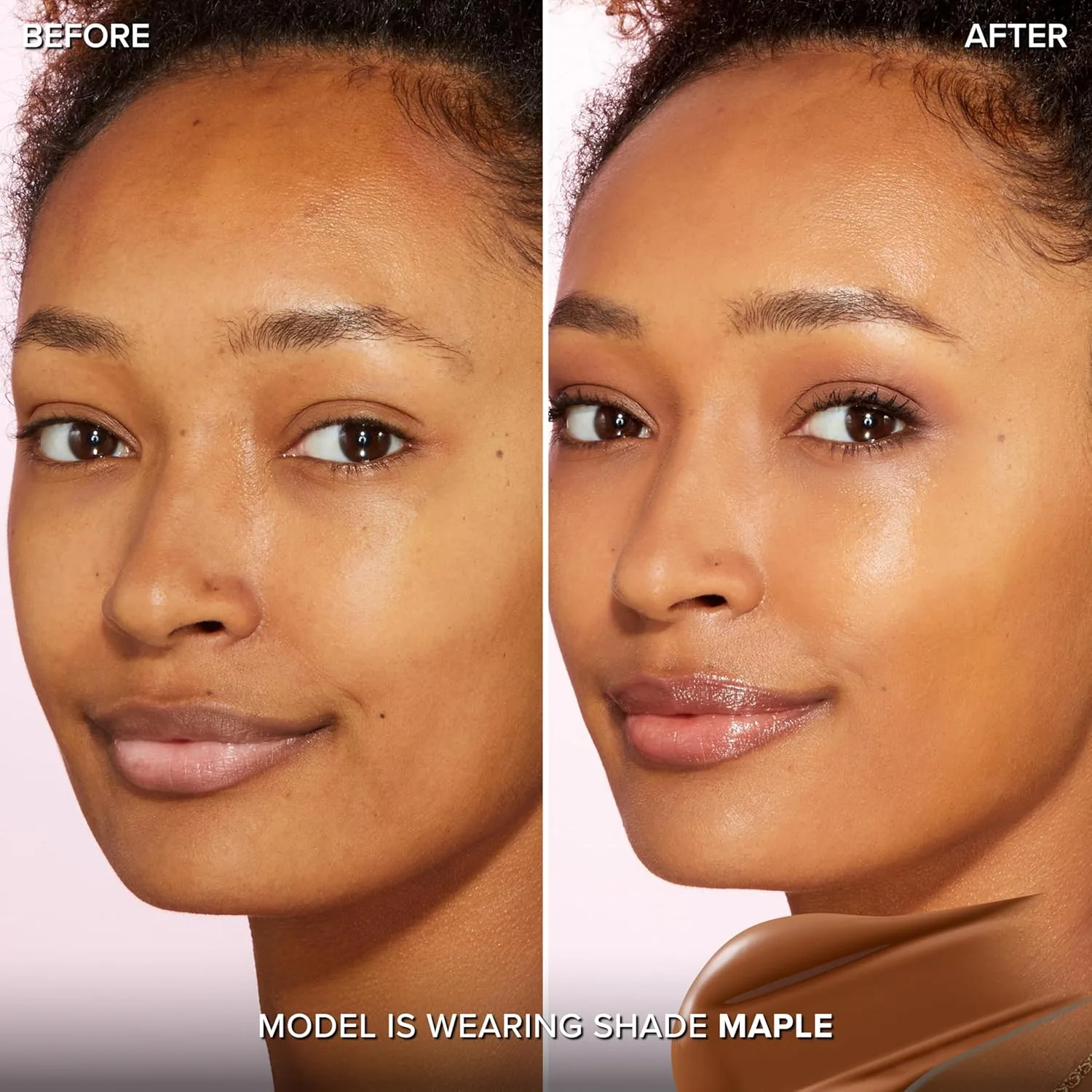 Тональный крем Too Faced Born This Way Natural Finish Longwear Liquid Foundation | Среднее и плотное покрытие | Увлажняющий + без масел, 21 Maple (Deep with Neutral Undertones) — фото 2