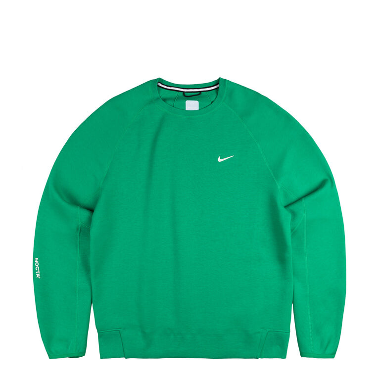 

Толстовка x nocta tech fleece crewneck Nike, зеленый