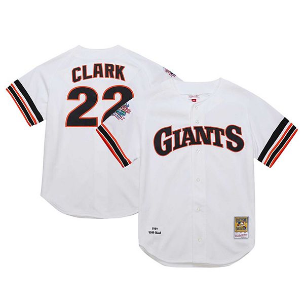 

Мужская футболка Will Clark San Francisco Giants Cooperstown Collection 1989 Mitchell & Ness