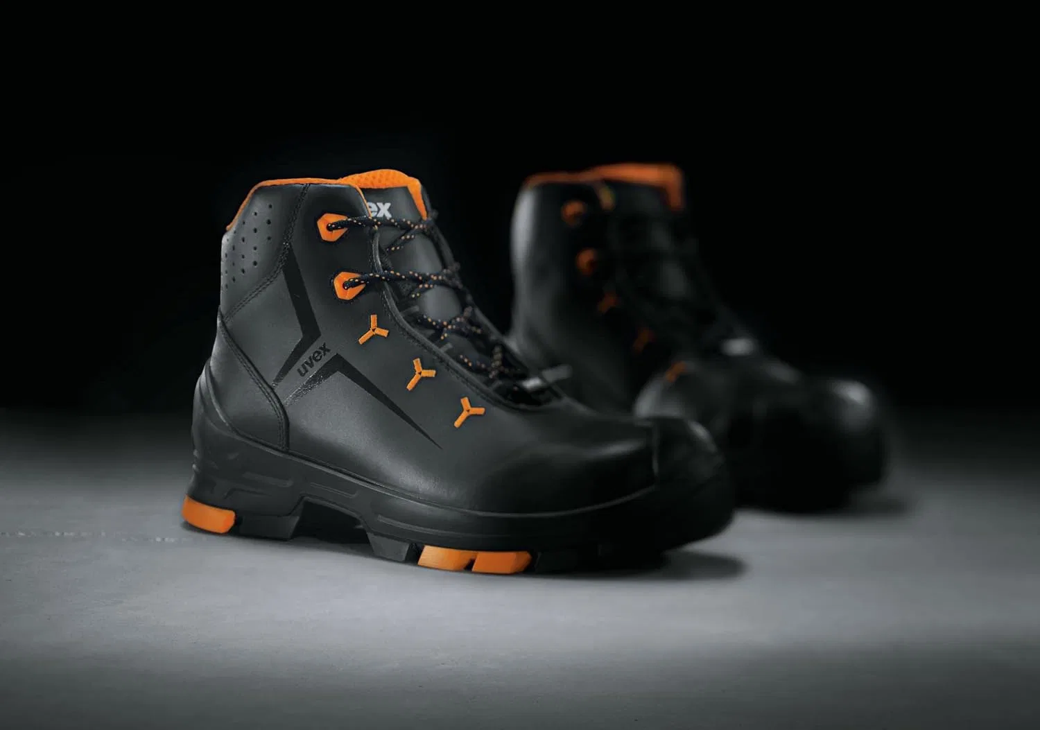 Рабочие ботинки Uvex Unisex 2, Orange Black — фото 4