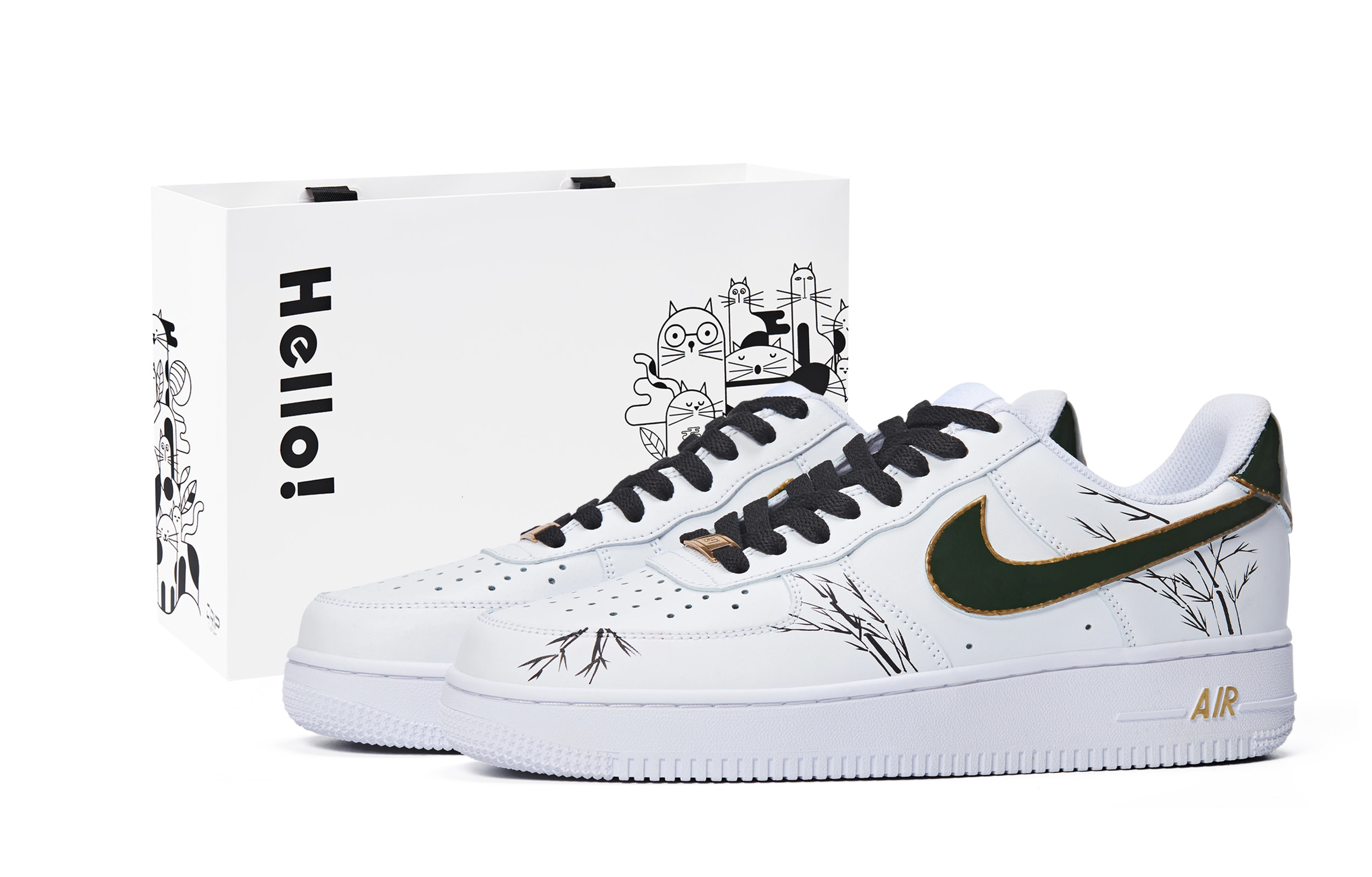 

Nike Кроссовки для скейтбординга Air Force 1, белые, мужские