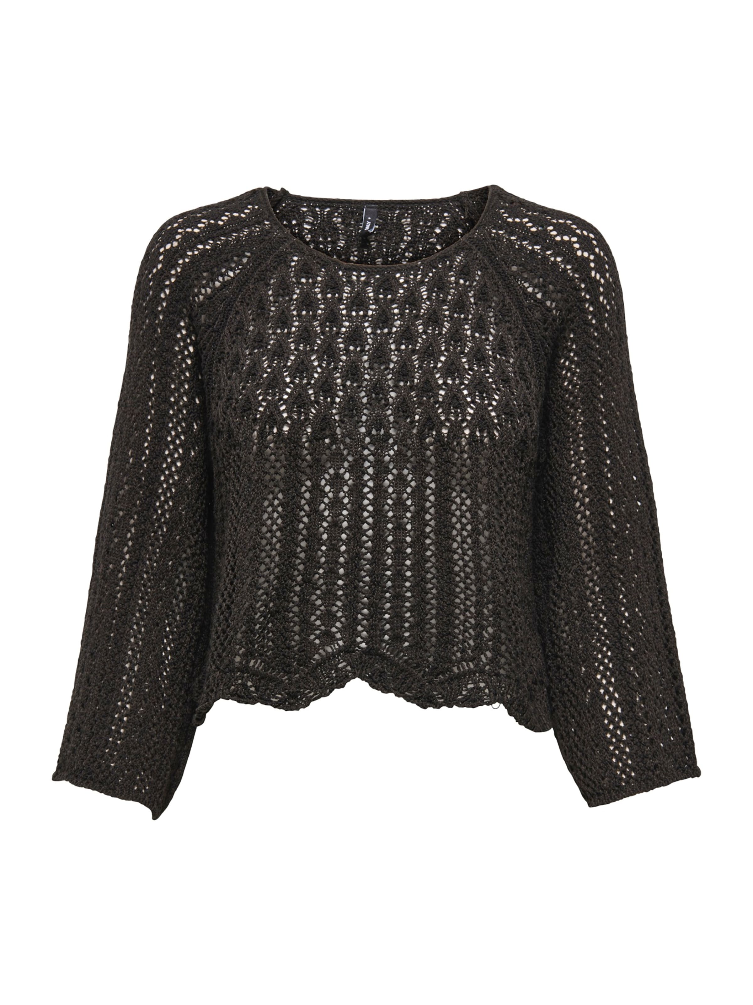 

ONLY Свитер 'ONLNOLA LIFE' в темно-коричневом цвете