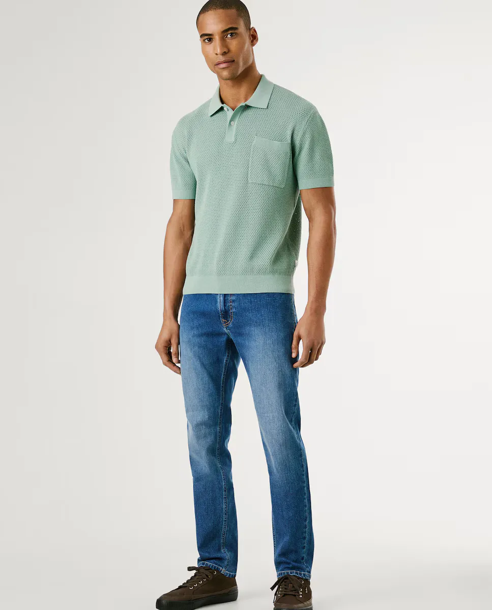 

Мужские джинсы Stanley с зауженным кроем и эффектом потертости Pepe Jeans, синий