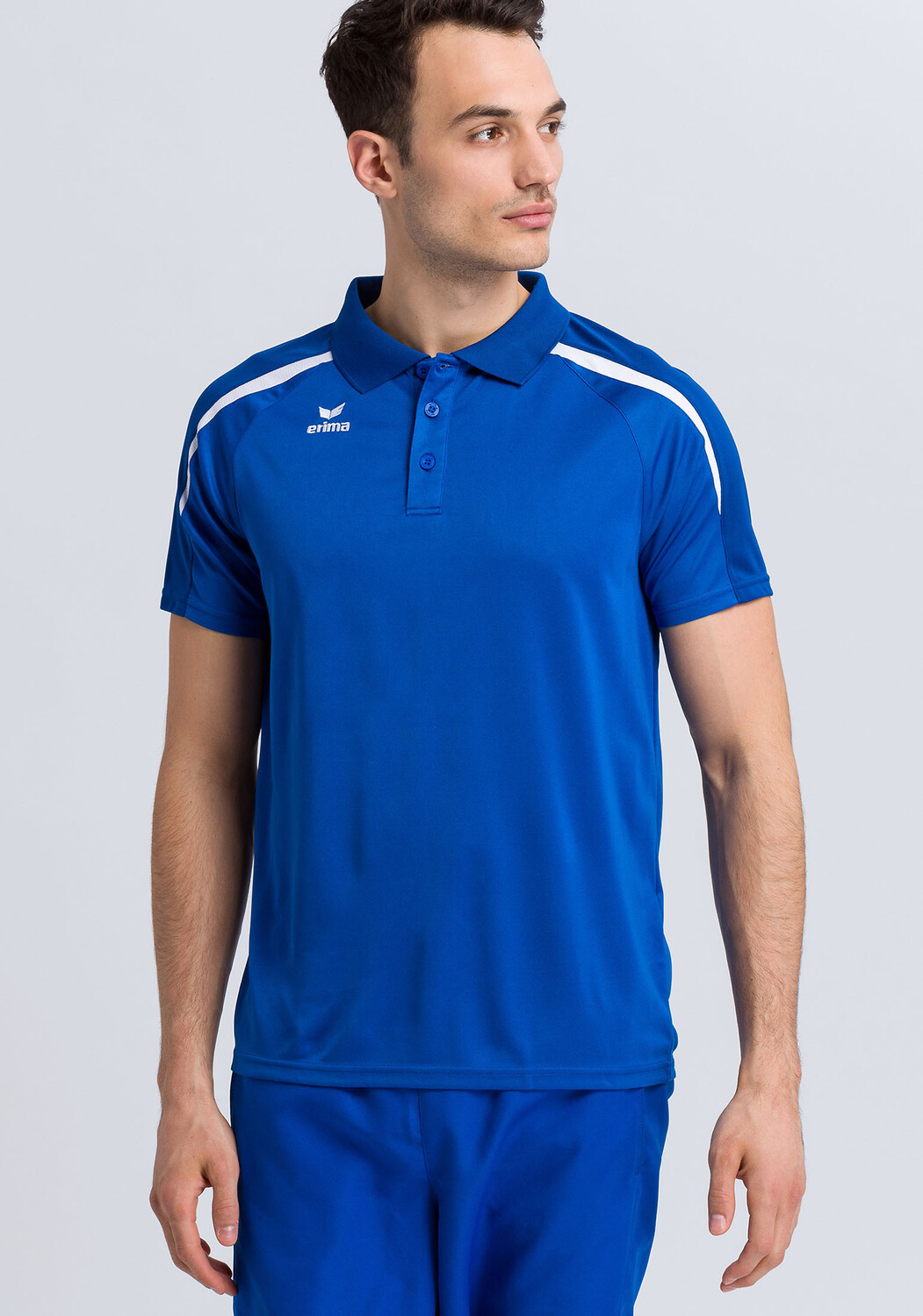 

Поло erima Liga 2.0, цвет new royal/true blue/weiss