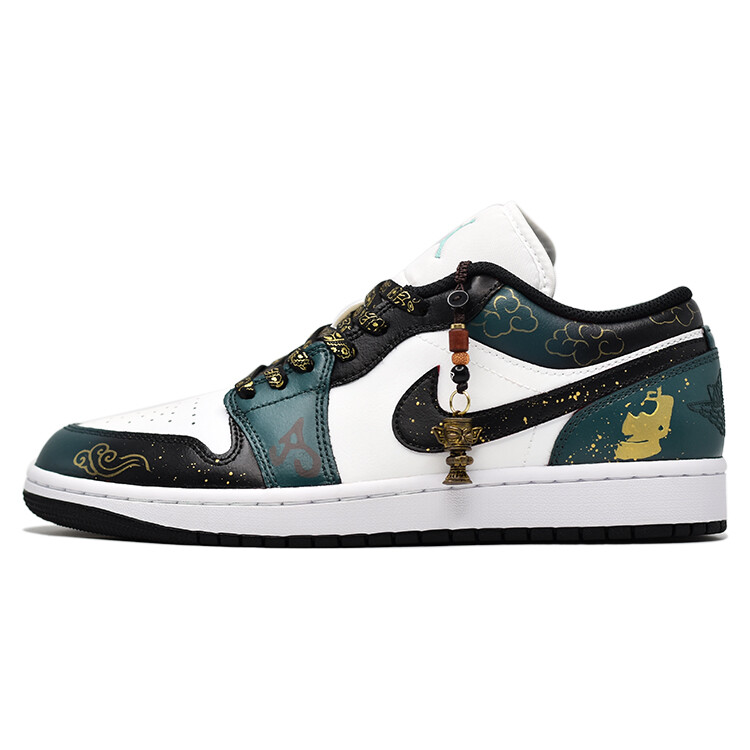 

Баскетбольные кроссовки Air 1 Vintage Men Low-Top Black/Green Jordan, Черный, Баскетбольные кроссовки Air 1 Vintage Men Low-Top Black/Green Jordan