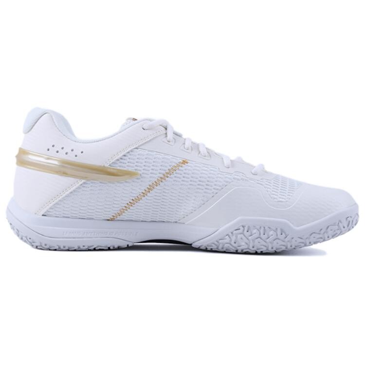 Кроссовки LINING Badminton Shoes Unisex Low-top Gold, белый — фото 2