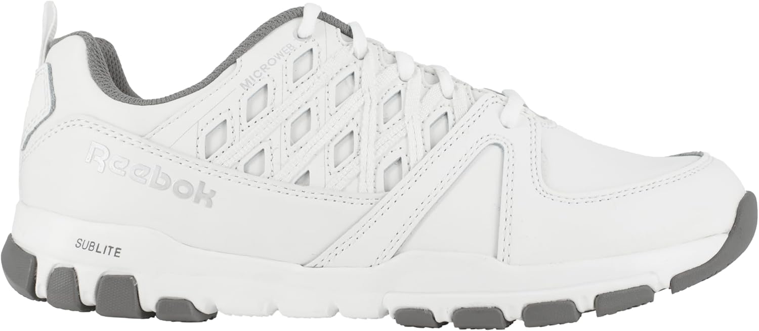Мужские рабочие кроссовки Reebok Work Rb4015 Sublite с мягким носком, белый — фото 2
