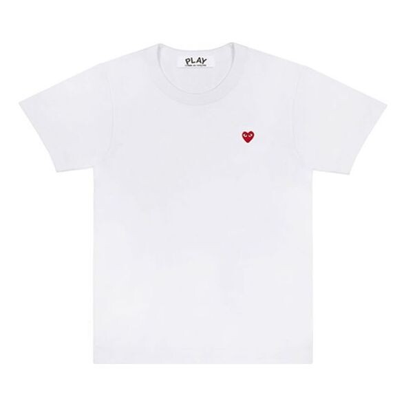 

Футболка little heart t-shirt 'white' Comme Des Garcons Play, белый