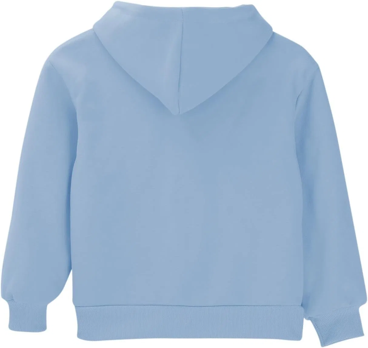 Худи оверсайз для девочек, бренд Generic, Sky Blue — фото 2