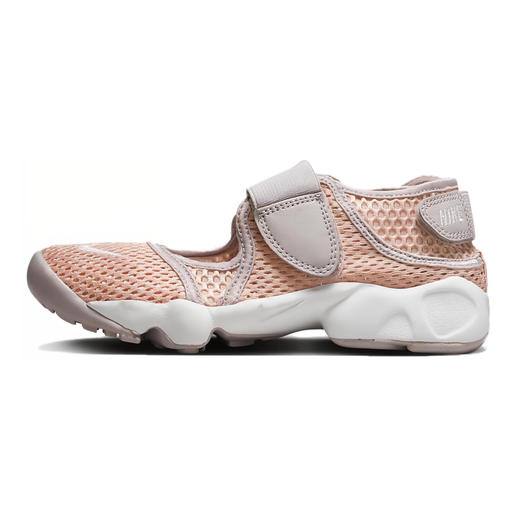 Nike Air Rift 2 Противоскользящие Износостойкие Детские Сандалии Розовый Коричневый Подростки — фото 2