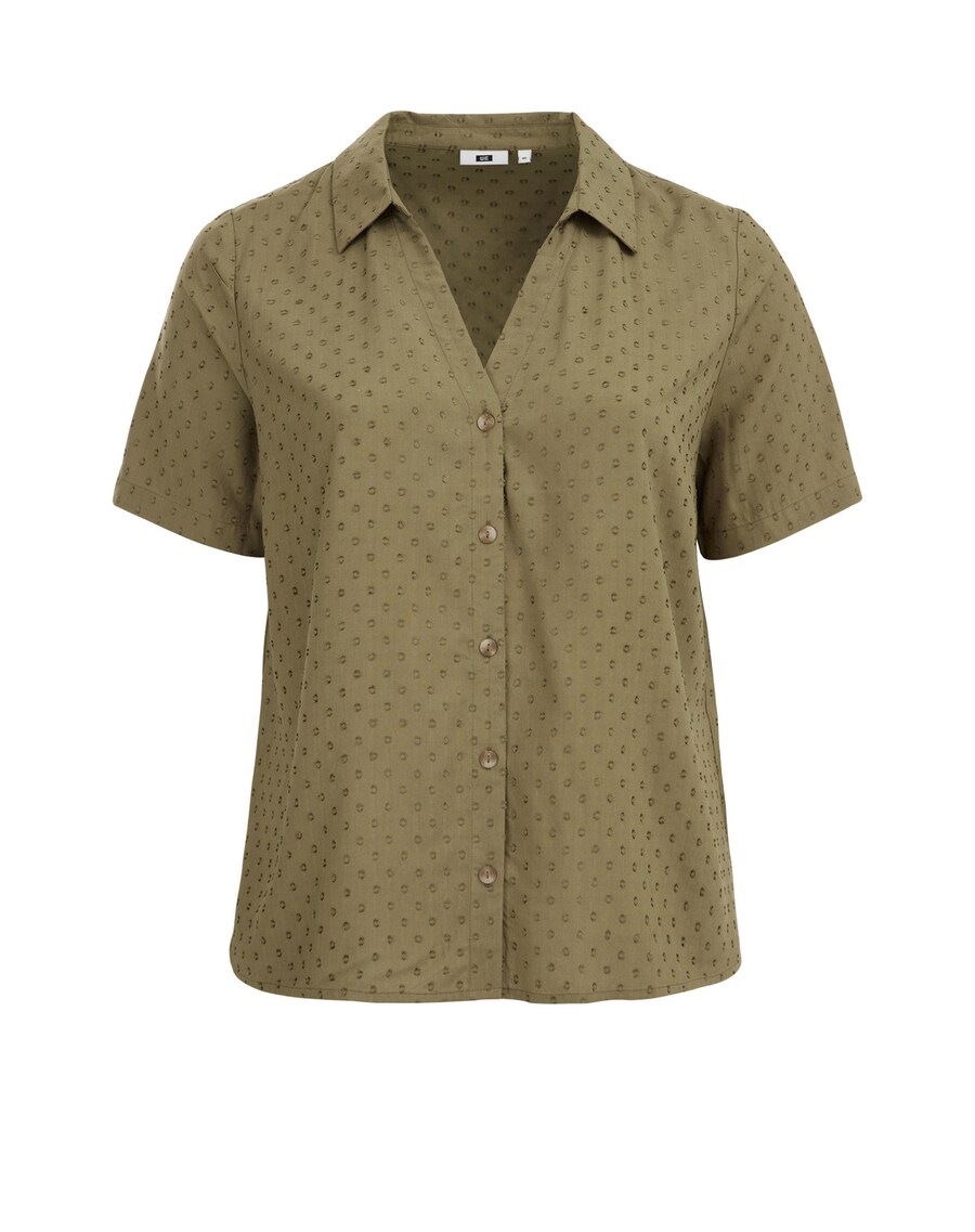 

Блузка с коротким рукавом WE Fashion Blouse, оливковый