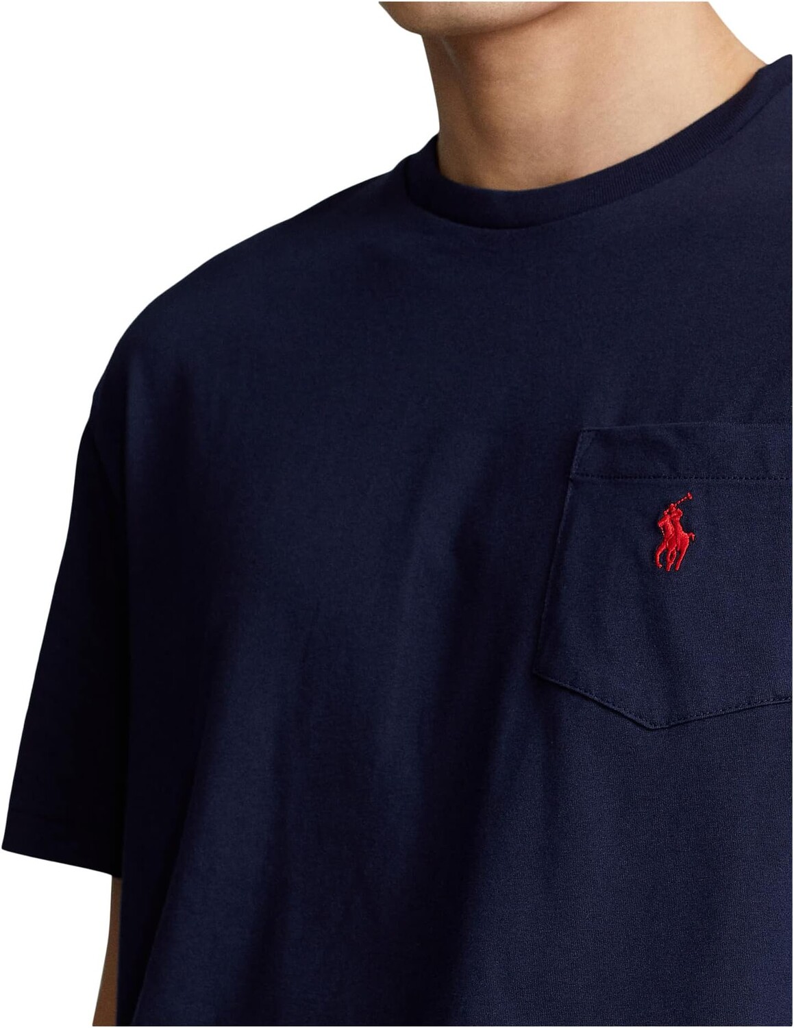 Классическая футболка с карманами Polo Ralph Lauren, цвет Ink — фото 3