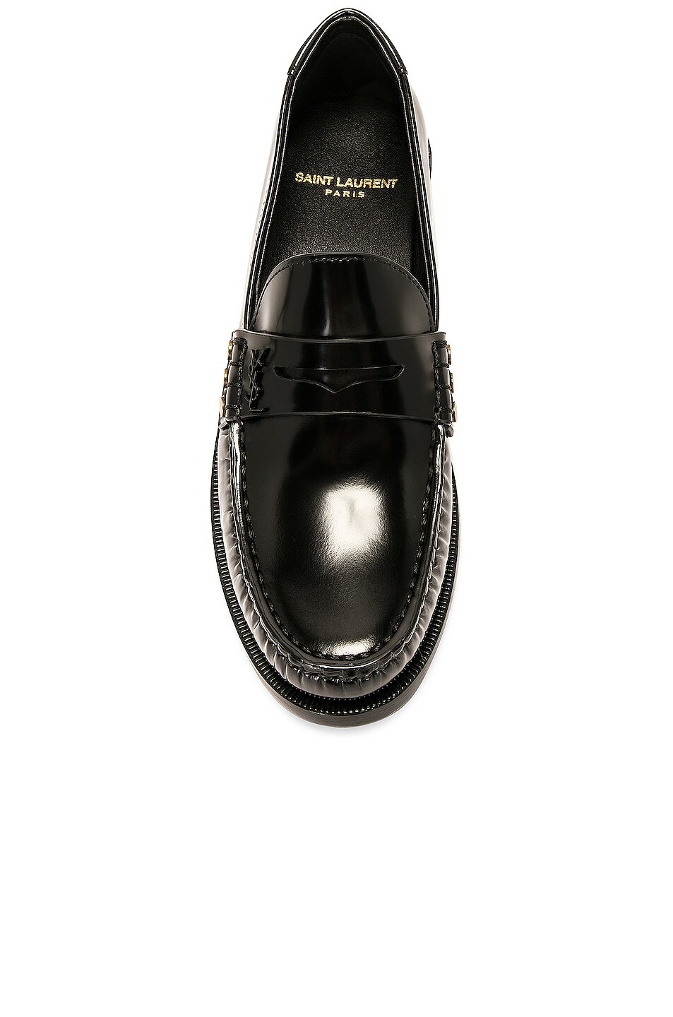 Лоферы женские Le Loafer 15 Saint Laurent, цвет Nero — фото 4