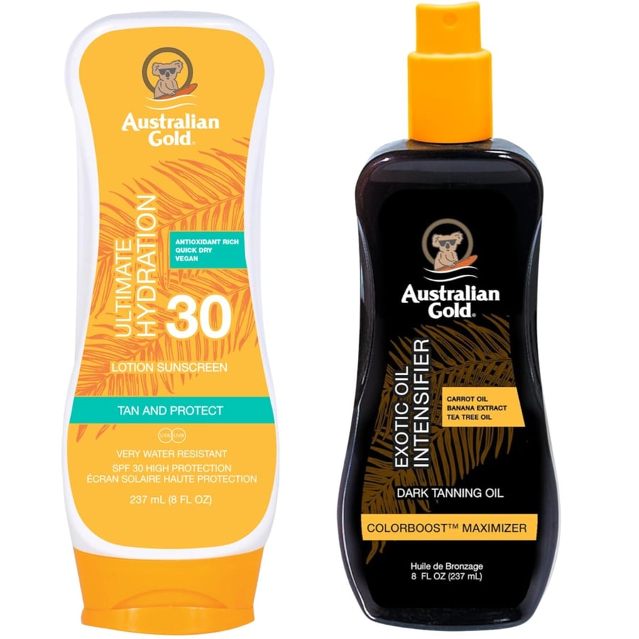 

Австралийский золотой бальзам SPF30 + Усилитель эффекта экзотических масел Australian Gold