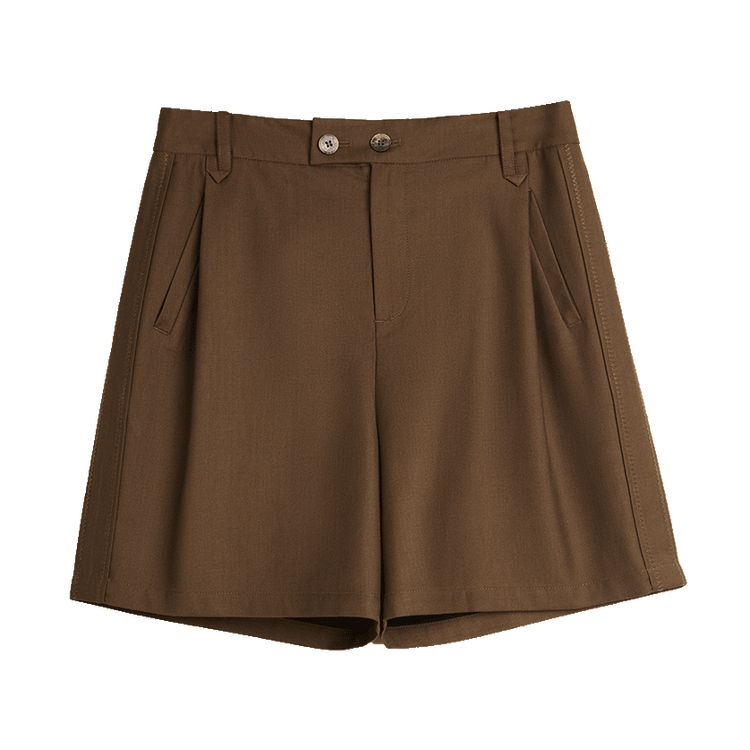 

ELLE Повседневные брюки для женщин Coffee Moderate Straight Fit